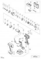 Hikoki Wh12Dj Cordless Impact Driver Wh 12Dj Spare Parts