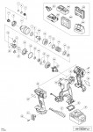 Hikoki Wh18Dbfl2 Cordless Impact Driver Wh 18Dbfl2 Spare Parts