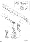 Hikoki Wh18Ddx Cordless Impact Driver Wh18Ddx Spare Parts
