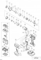 Hikoki Wr18Df Cordless Impact Wrench Wr18Df Spare Parts