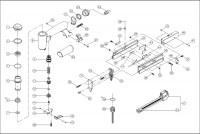 Makita AF201 23g Air Pin Nailer Spare Parts
