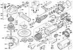 Milwaukee 4000407481 AGS15-125C Angle Grinder In2 Spare Parts