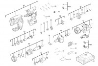 Milwaukee 4000458055 M18FSGC-202X  Fuel Drywall Screw Gun Spare Parts