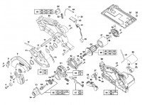 Milwaukee 4000431258 HD18MS-32B Cordless Metal Cutting Circular Saw Spare Parts