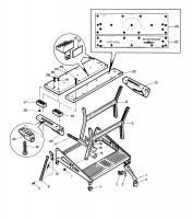 BLACK & DECKER WM700 WORKMATE (TYPE 1) Spare Parts