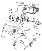 BLACK & DECKER BD152 HAMMER DRILL (TYPE 1) Spare Parts