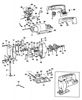 BLACK & DECKER P4104 JIGSAW (TYPE 1) Spare Parts