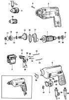 BLACK & DECKER P1178 DRILL (TYPE 1) Spare Parts