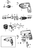 BLACK & DECKER P1179 DRILL (TYPE 1) Spare Parts