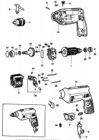 BLACK & DECKER P2177 HAMMER DRILL (TYPE 1) Spare Parts