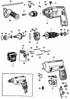 BLACK & DECKER 127167 DRILL (TYPE 1) Spare Parts