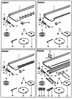 ELU E40043 DOVETAIL JIG (TYPE 1) Spare Parts