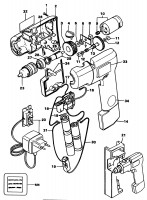 BLACK & DECKER BD512R CORDLESS DRILL (TYPE 1) Spare Parts