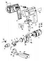 BLACK & DECKER BD551 DRILL (TYPE H2B) Spare Parts