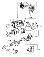 BLACK & DECKER H554 HAMMER DRILL (TYPE 1) Spare Parts