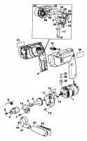 BLACK & DECKER BD554 HAMMER DRILL (TYPE H1E) Spare Parts