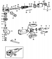 BLACK & DECKER BD11 ANGLE GRINDER (TYPE 2) Spare Parts