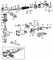 BLACK & DECKER 5512 ANGLE GRINDER (TYPE 1) Spare Parts