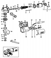 BLACK & DECKER P5504 ANGLE GRINDER (TYPE 2) Spare Parts