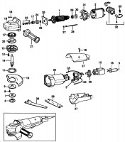 BLACK & DECKER P5427 ANGLE GRINDER (TYPE 1) Spare Parts