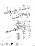 DEWALT DW553K ROTARY HAMMER (TYPE 1) Spare Parts