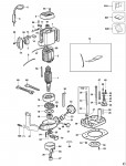 DEWALT D614-04 ROUTER (TYPE 1) Spare Parts