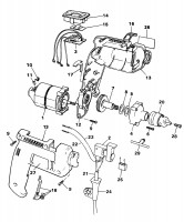 BLACK & DECKER CP380RE DRILL (TYPE 1) Spare Parts