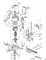 ELU MOF131 ROUTER (TYPE 3) Spare Parts