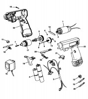 BLACK & DECKER 9049 CORDLESS DRILL (TYPE 1) Spare Parts