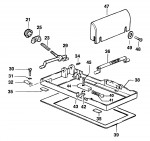 ELU E36050 SANDING FRAME (TYPE 3) Spare Parts