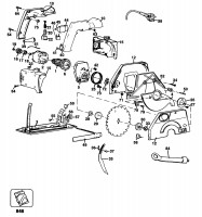 BLACK & DECKER BD840 CIRC. SAW (TYPE 1) Spare Parts