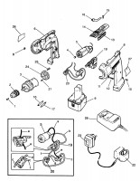 BLACK & DECKER BD7221 CORDLESS DRILL (TYPE 1) Spare Parts