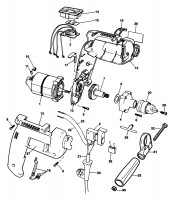 BLACK & DECKER BD664 DRILL (TYPE 1) Spare Parts