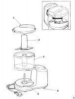 BLACK & DECKER HC2000----A CHOPPER (TYPE 1) Spare Parts