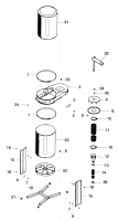 ELU EDE503 DUST COLLECTOR (TYPE 1) Spare Parts