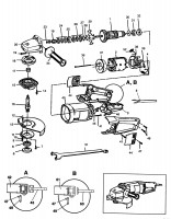 BLACK & DECKER BD1823 ANGLE GRINDER (TYPE 1) Spare Parts