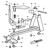 BLACK & DECKER A5548 PLANER STAND (TYPE 1) Spare Parts