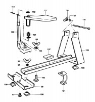 ELU E38650 PLANER STAND (TYPE 2) Spare Parts