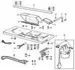 BLACK & DECKER D2650 SAW TABLE (TYPE 1) Spare Parts