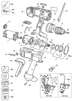 ELU BSA31K CORDLESS DRILL (TYPE 1) Spare Parts