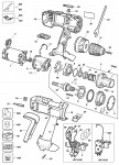 ELU SBA55K CORDLESS DRILL (TYPE 1) Spare Parts