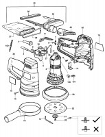 BLACK & DECKER SPEC375 RANDOM ORBITAL SANDER (TYPE 1) Spare Parts