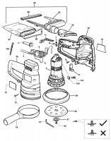 BLACK & DECKER SPEC376 RANDOM ORBIT SANDER (TYPE 1) Spare Parts