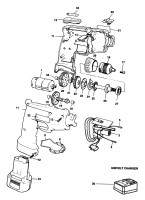 BLACK & DECKER BD6000 DRILL (TYPE 1) Spare Parts