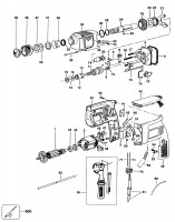 ELU MBH24RLM ROTARY HAMMER (TYPE 3) Spare Parts
