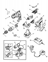 BLACK & DECKER BD6050 CORDLESS DRILL (TYPE 1) Spare Parts