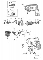 ELU BM11E HAMMER DRILL (TYPE 1) Spare Parts