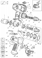 BLACK & DECKER KC9682 CORDLESS DRILL (TYPE 1) Spare Parts