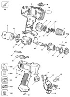 BLACK & DECKER KC9662C CORDLESS DRILL (TYPE 1) Spare Parts