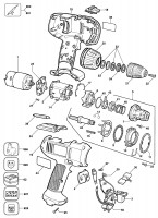 BLACK & DECKER KC8482C CORDLESS DRILL (TYPE 1) Spare Parts